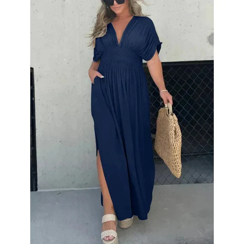 Allison | Maxi Jurk met Split