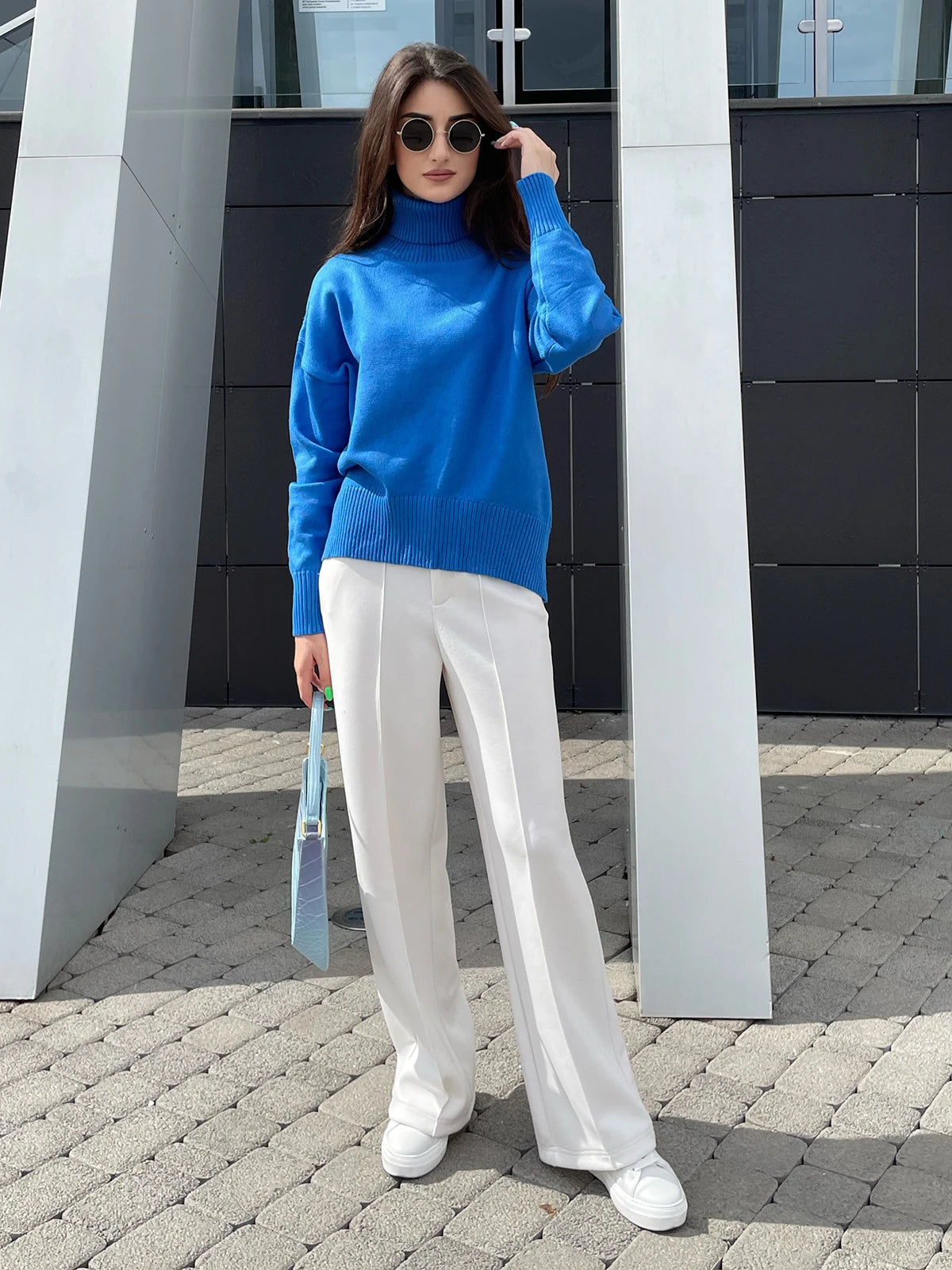 Romia | Gebreide Coltrui met Relaxed Fit
