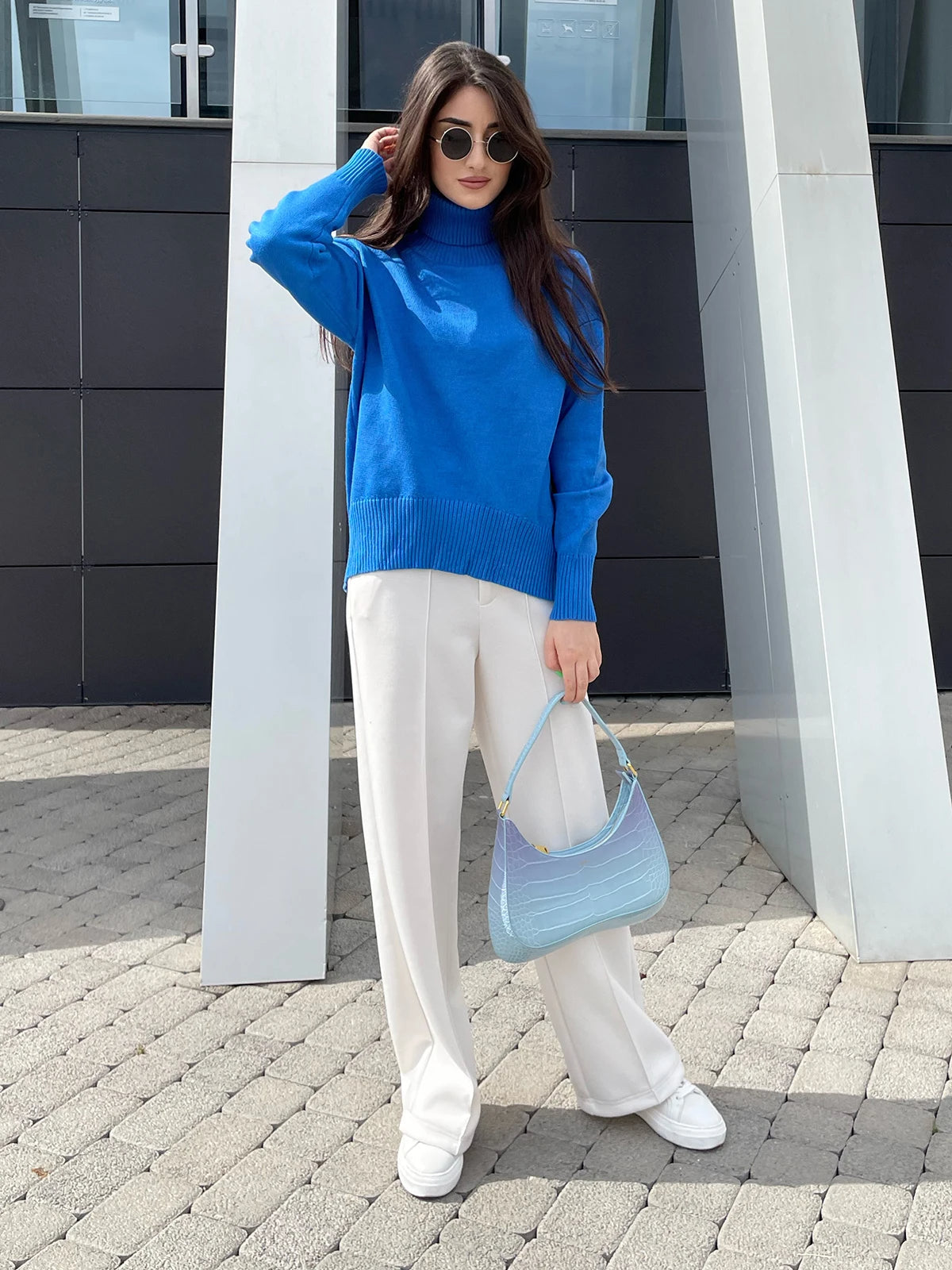 Romia | Gebreide Coltrui met Relaxed Fit