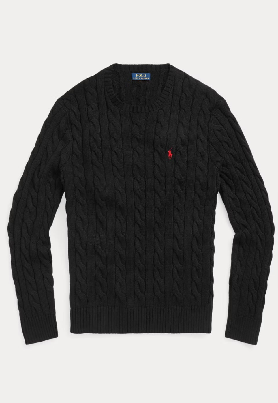 RL cable knit sweater
