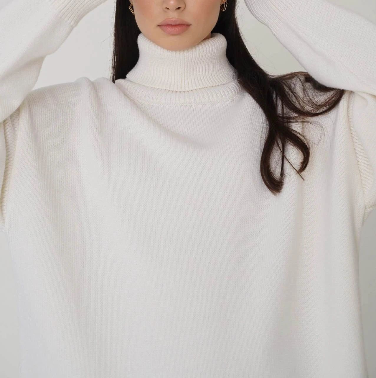Romia | Gebreide Coltrui met Relaxed Fit