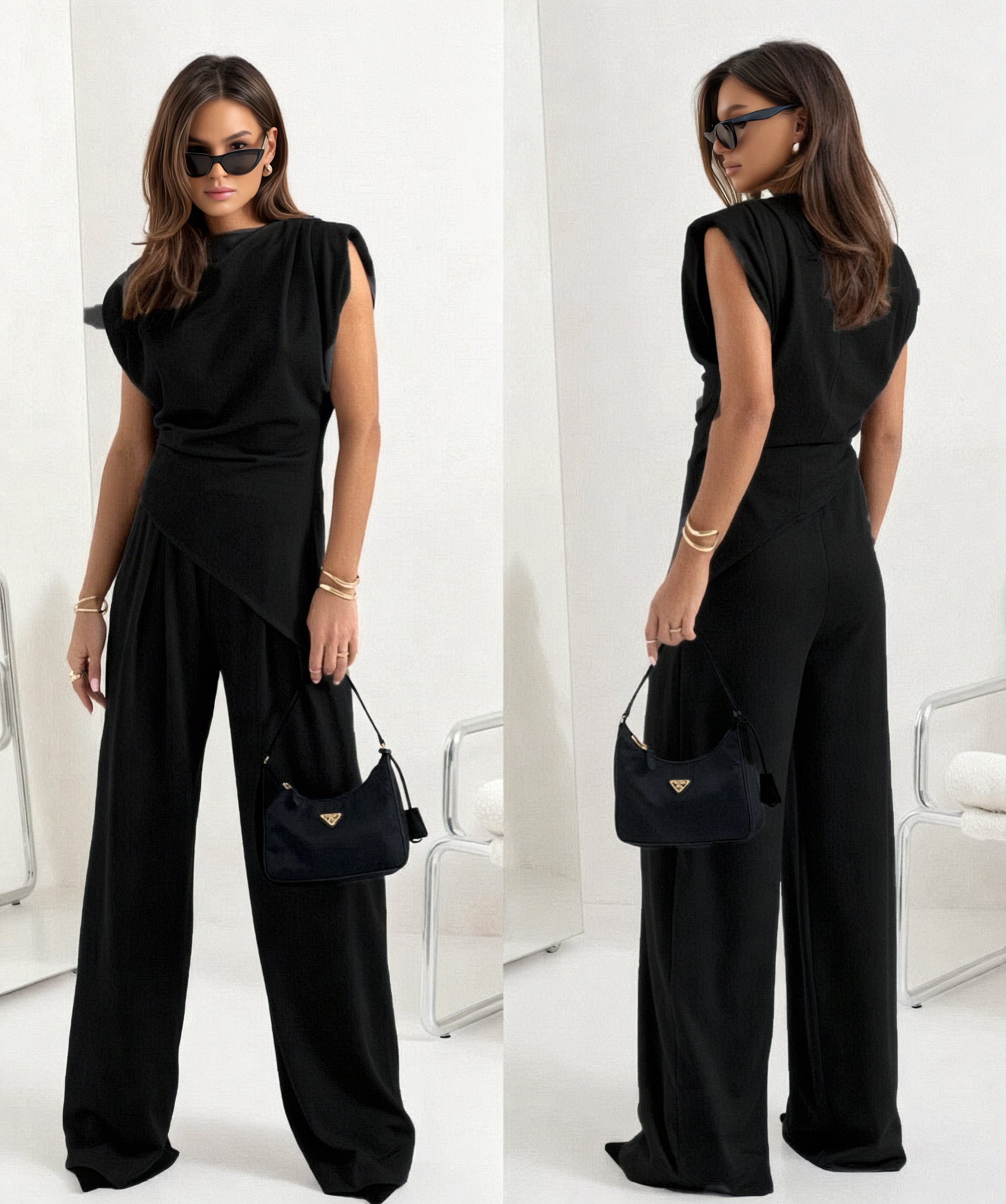 Jade | Chic Mouwloze Twee-Delige Set