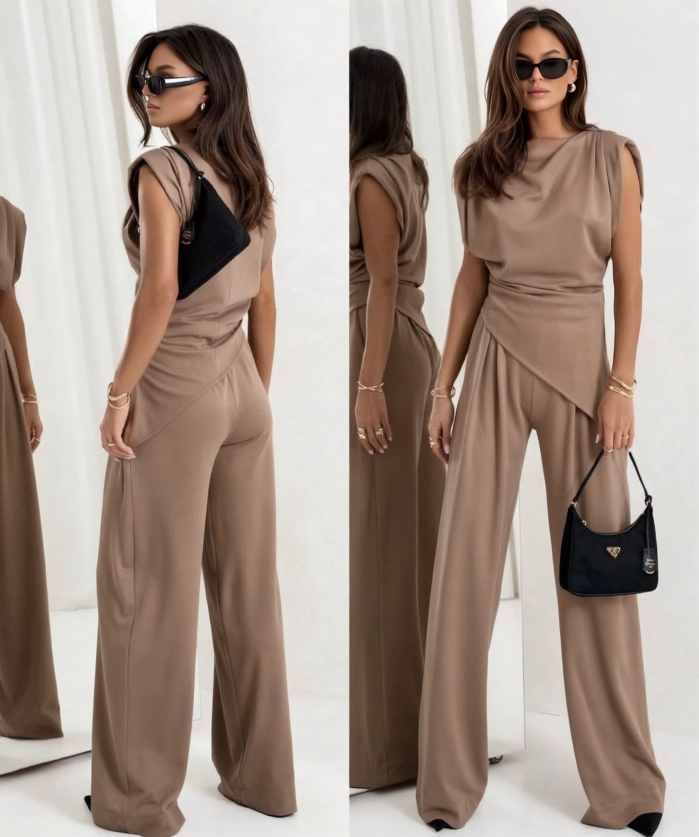 Jade | Chic Mouwloze Twee-Delige Set