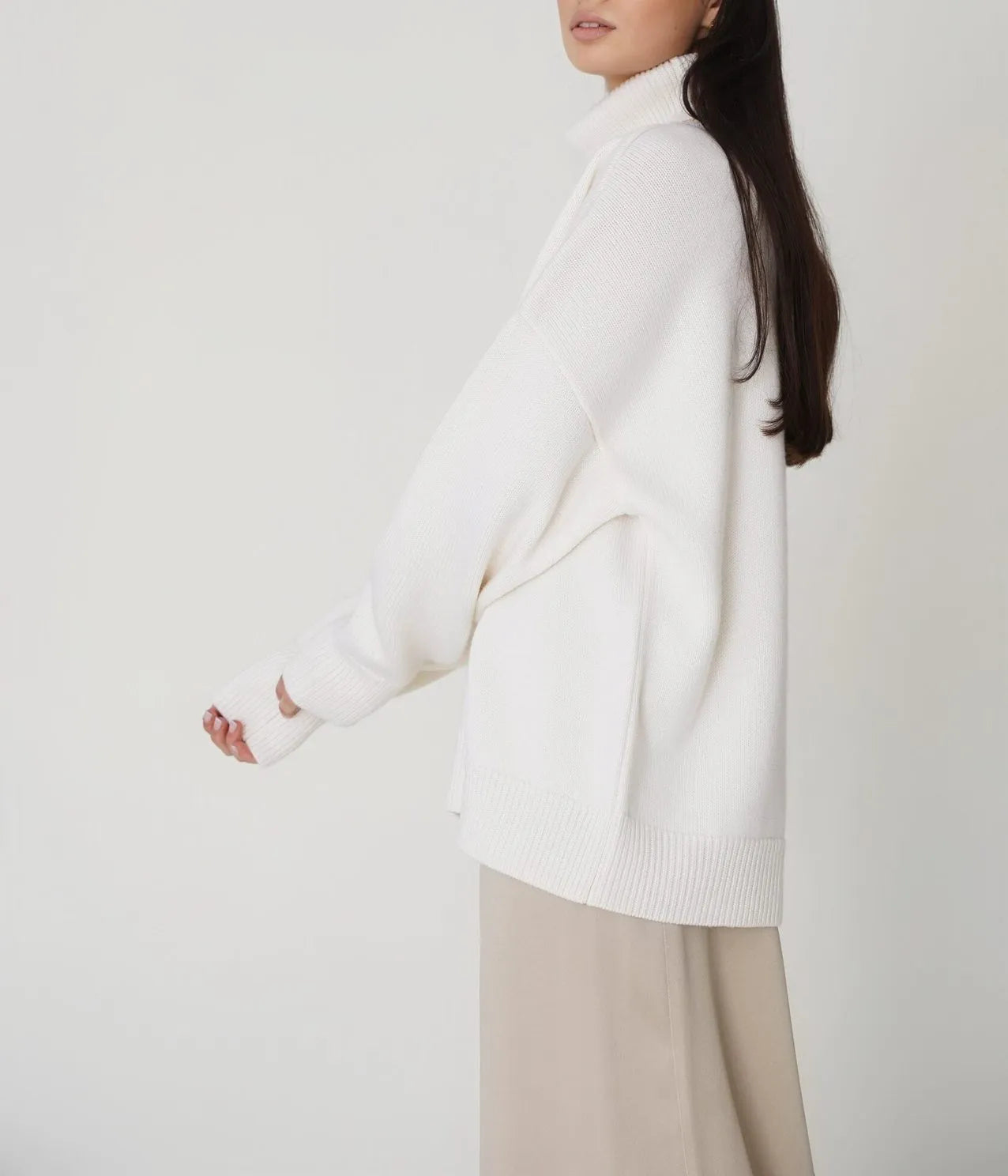 Romia | Gebreide Coltrui met Relaxed Fit