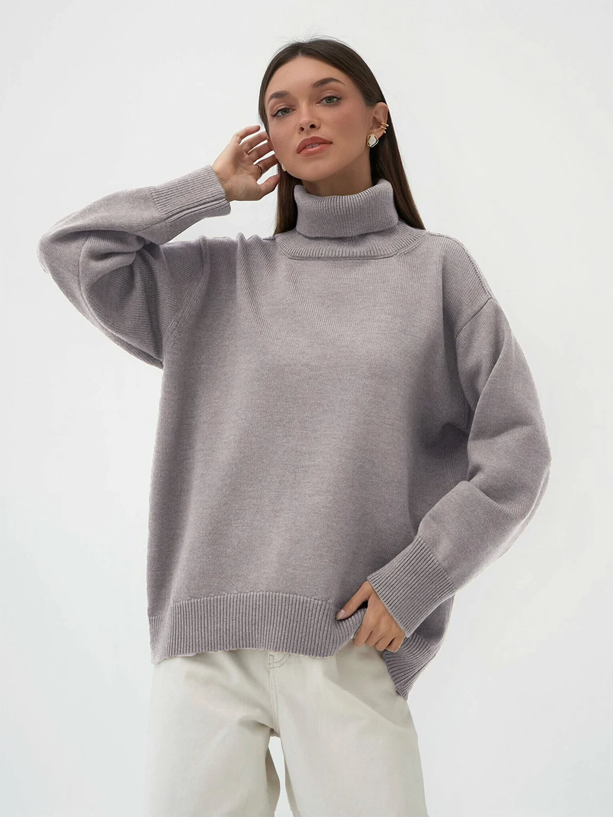 Romia | Gebreide Coltrui met Relaxed Fit