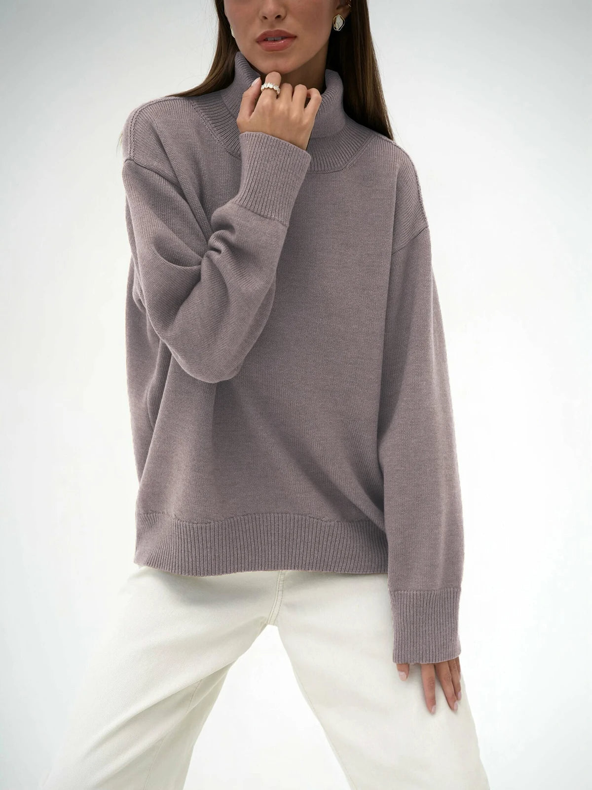 Romia | Gebreide Coltrui met Relaxed Fit