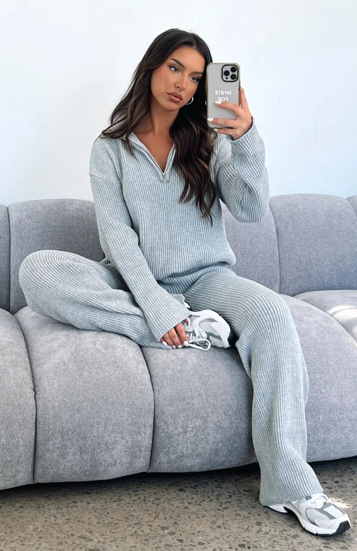 Kim | Gebreide Flared set