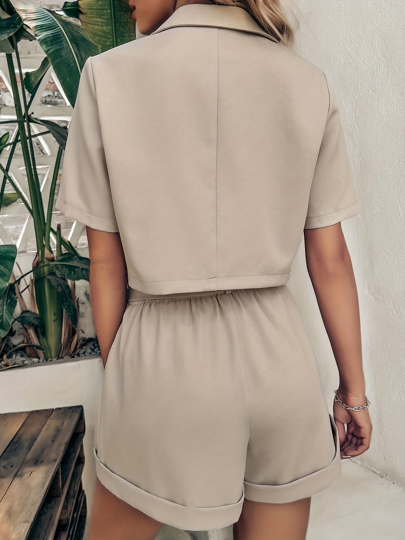 Dianda | Zomerse Blazer & Shorts Set voor Dames