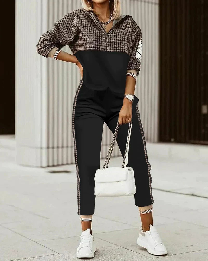 Amber Premium Joggingpak – Luxe Comfortabel Huispak voor Vrouwen