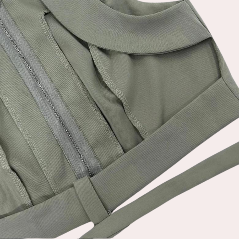 Christy | Two-Tone Wide-Leg Broek