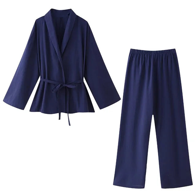 Nora | Stijlvolle Linnen Kimono