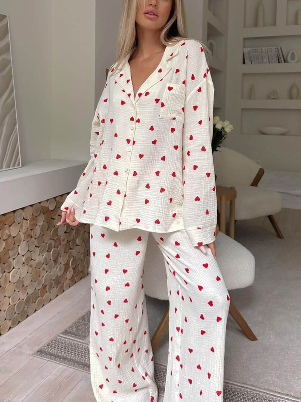 Zachte en comfortabele dames pyjama set