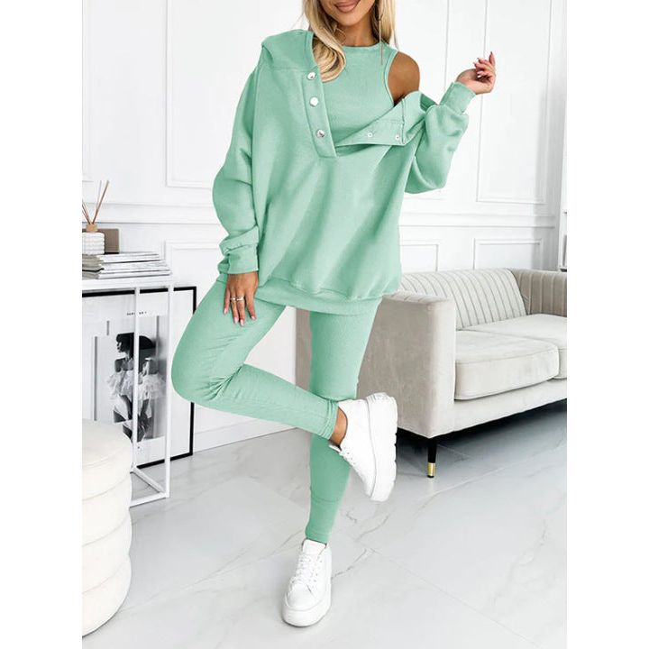 Cozy | Comfortabele 3-delige Oversized Hoodie Set