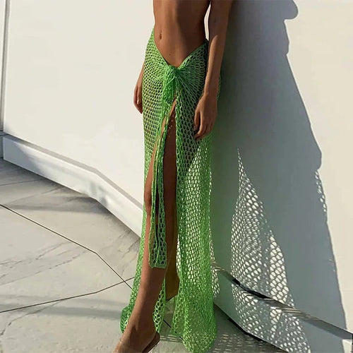 Mien | Mesh Sarong Rok met Strand Allure