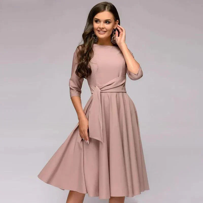 Eveline | Elegante Midi Jurk