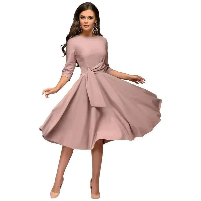Eveline | Elegante Midi Jurk