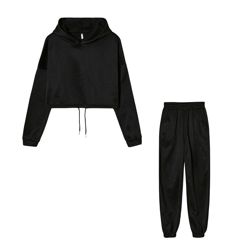 Warme oversized lounge set met trendy sweater