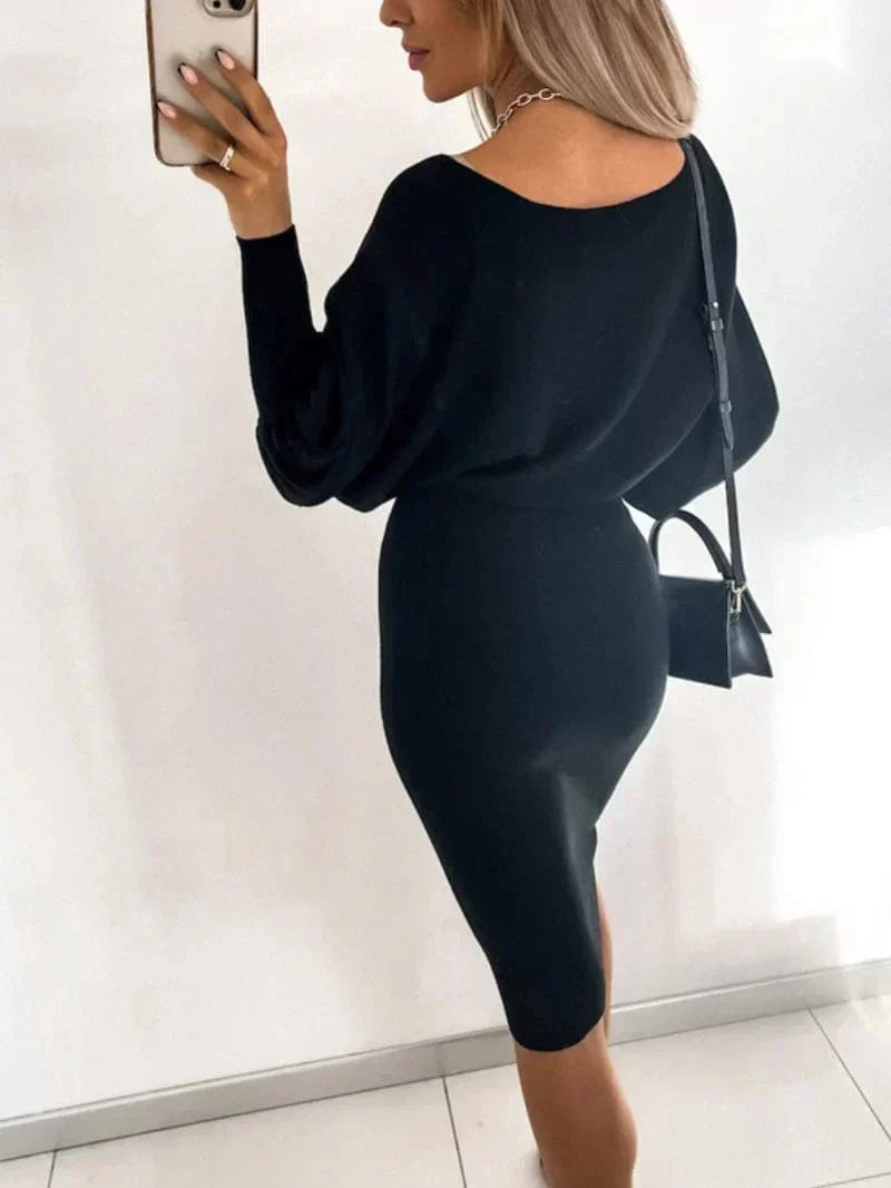 Ciara | Elegante Effen Dames jurk