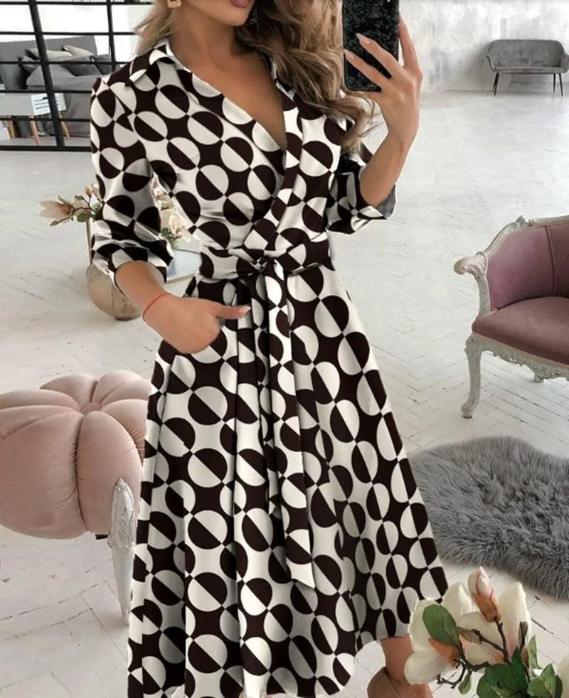Jocelyn | Knoopjurk met Vlinderprint