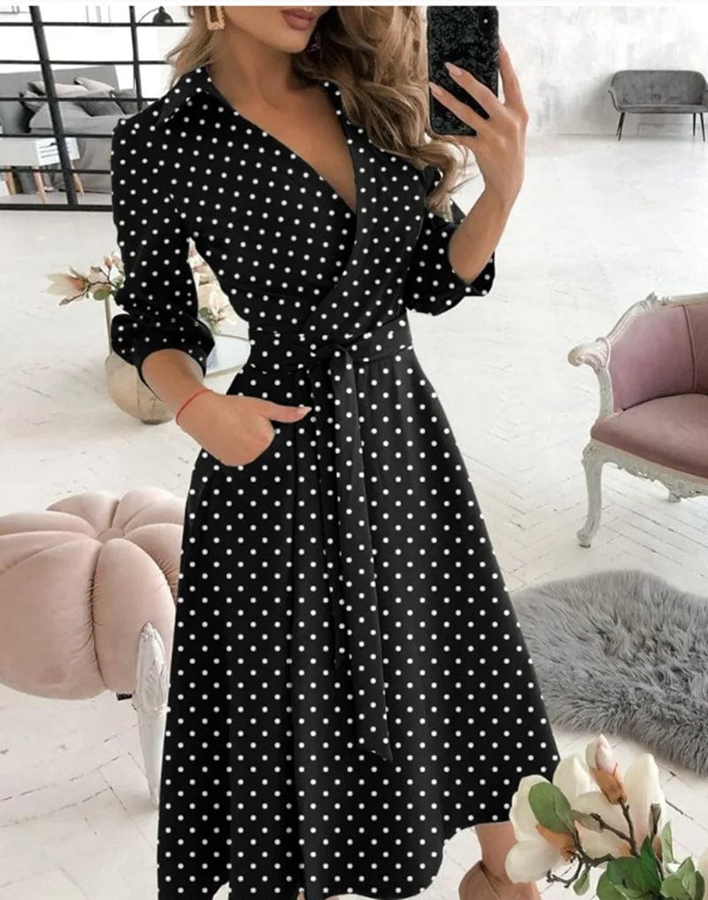 Jocelyn | Knoopjurk met Vlinderprint