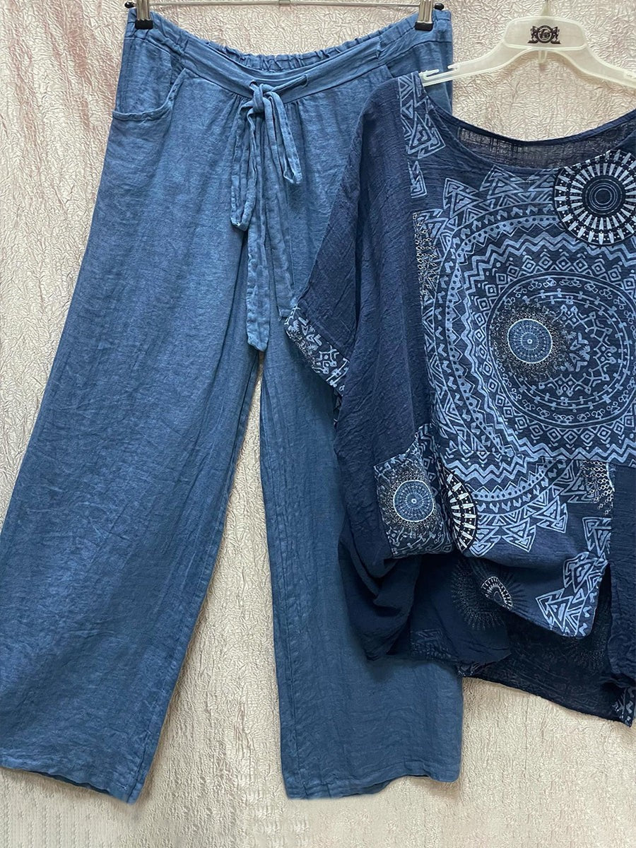 Abriana | Boho Lounge Set met Mandala Print