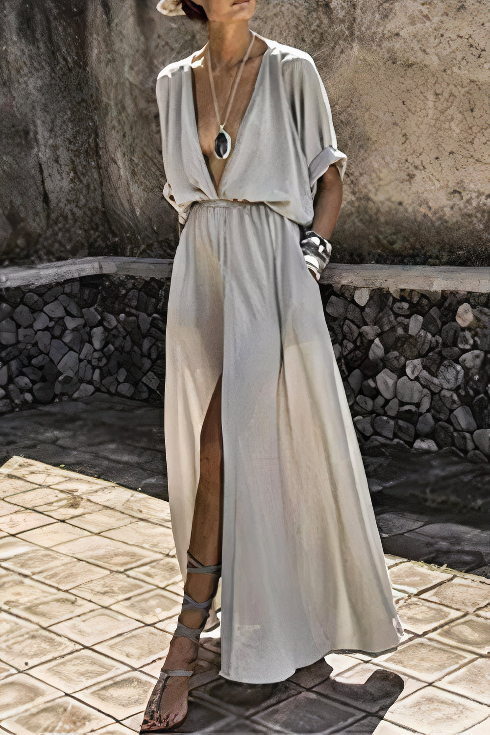 Liane | Zomerse Bohemian Maxi-Jurk