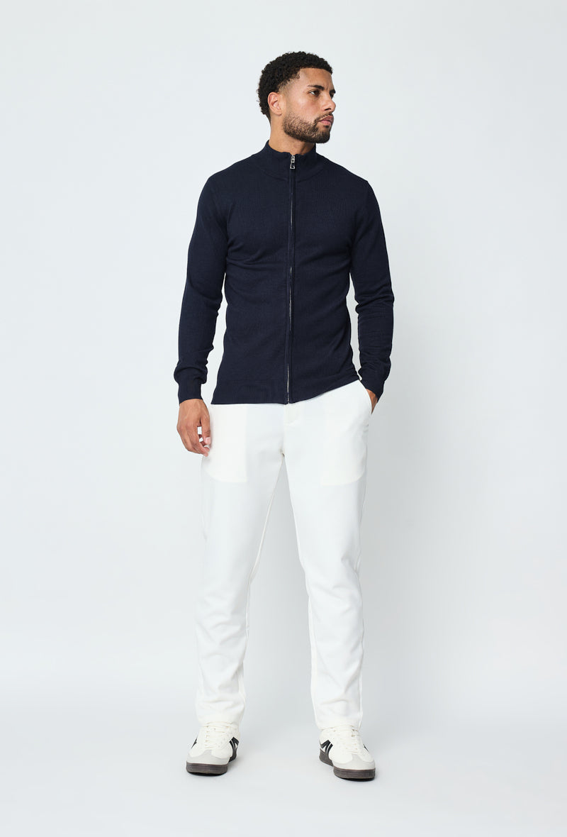 Faro Full Zip Sweater - Donkerblauw