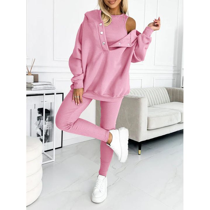 Cozy | Comfortabele 3-delige Oversized Hoodie Set