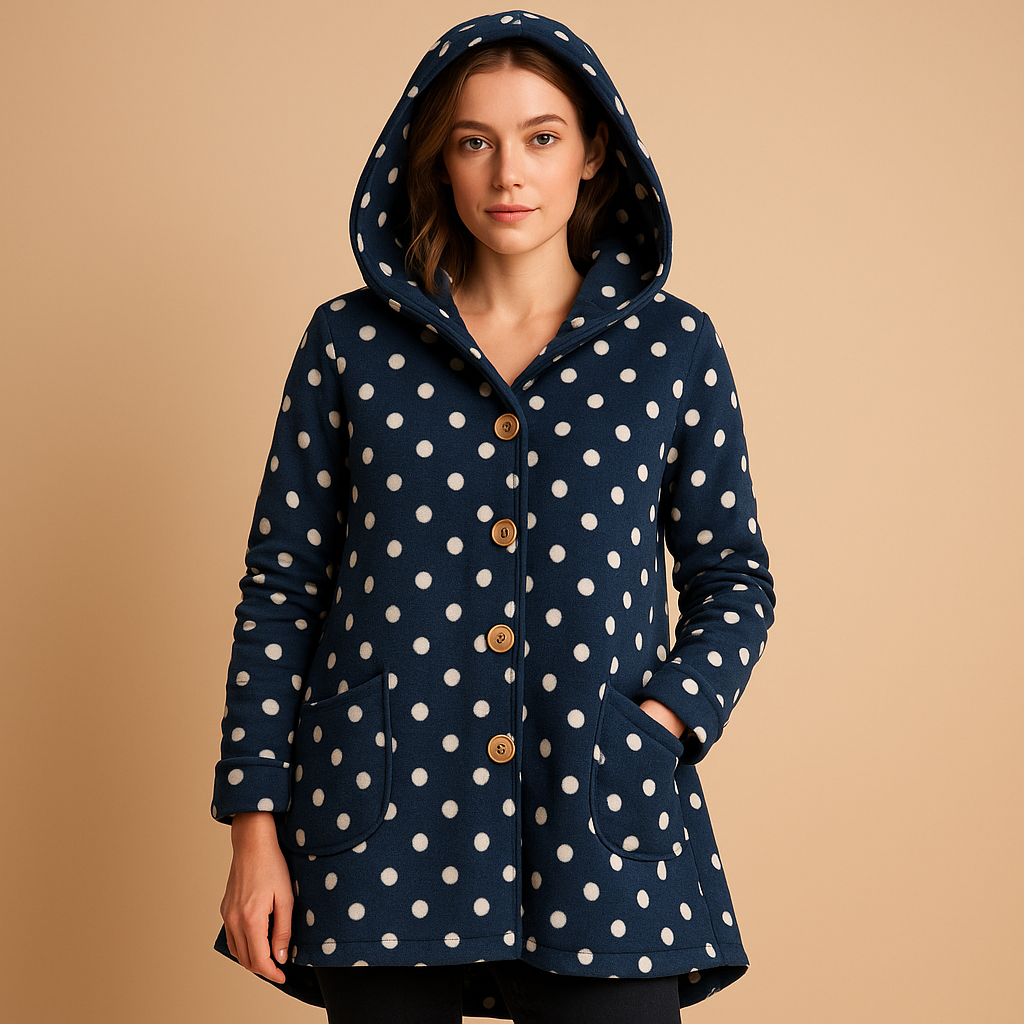 Warme Dames Teddy Vest met Capuchon