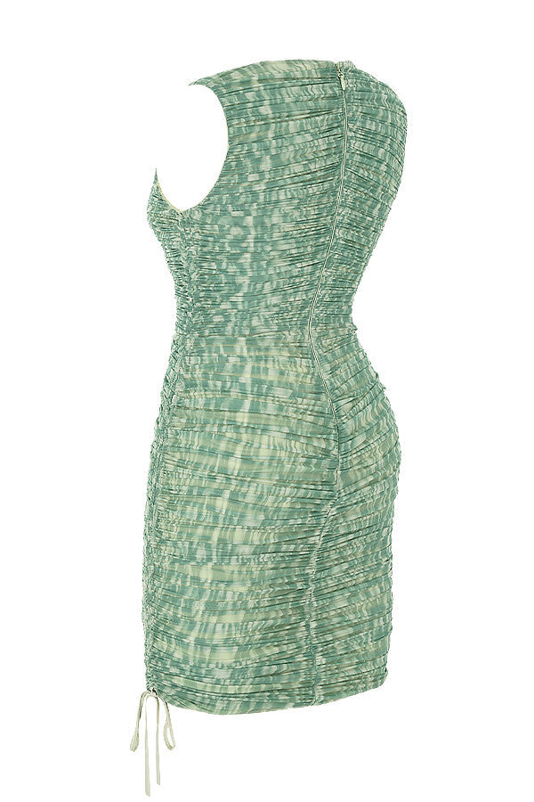 Freo | Elegante Bodycon Mini Jurk met Plooien