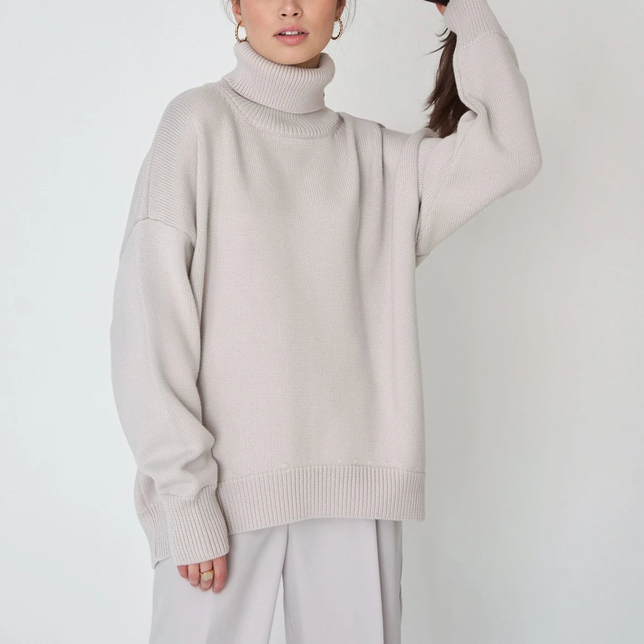 Romia | Gebreide Coltrui met Relaxed Fit