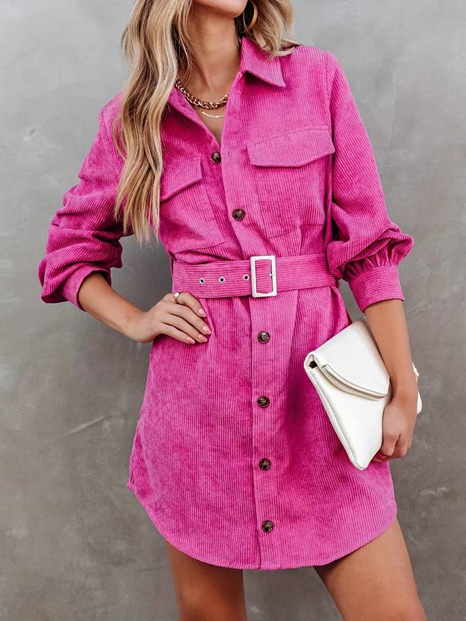Joan | Corduroy Shirtjurk