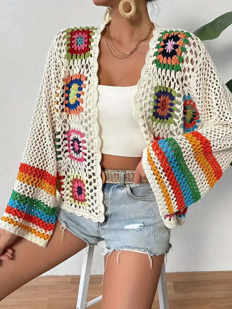 Luchtig en chique dames cardigan met comfortabele pasvorm