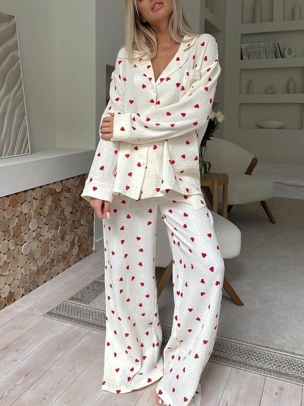 Zachte en comfortabele dames pyjama set
