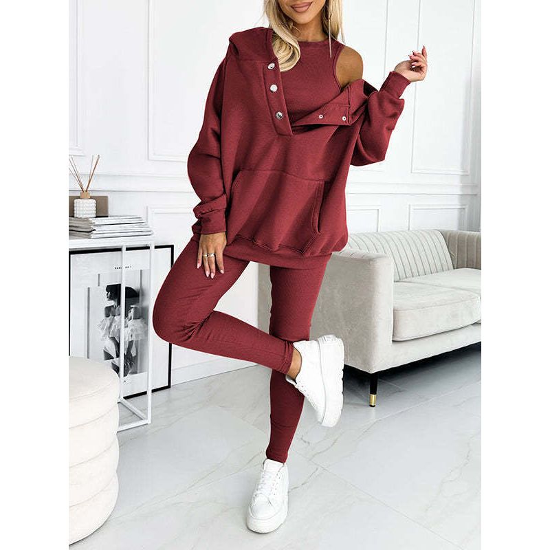 Cozy | Comfortabele 3-delige Oversized Hoodie Set