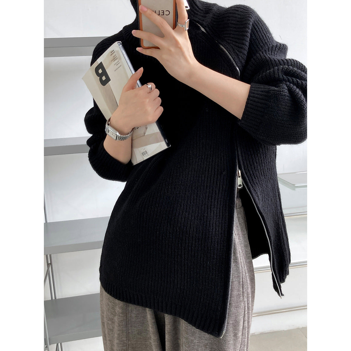 Warme Oversized Comfortabele Dames Trui