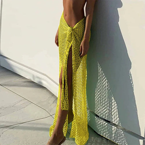 Mien | Mesh Sarong Rok met Strand Allure