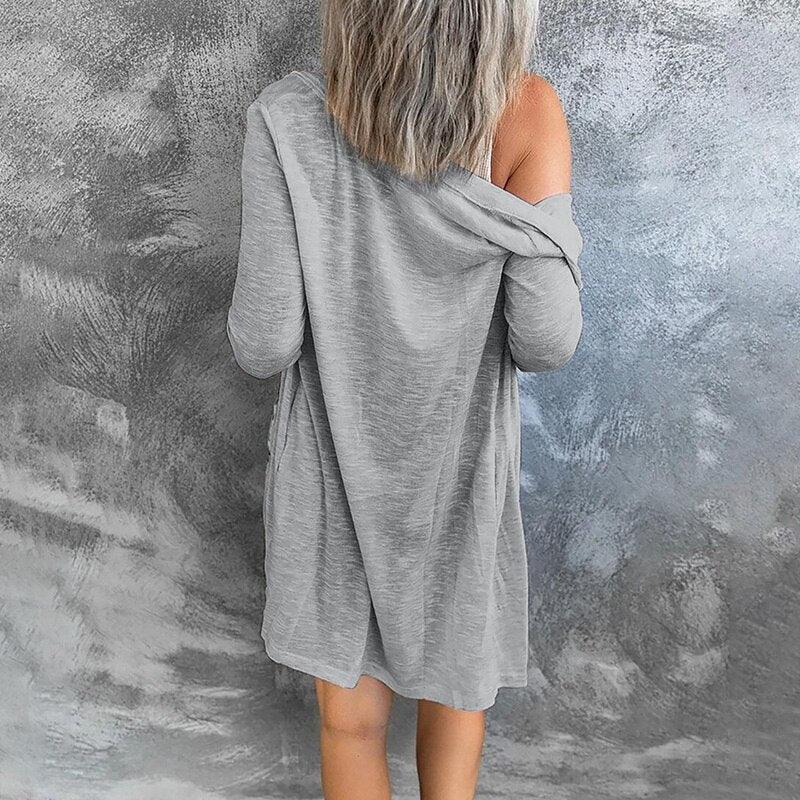 Trendy Comfortabele Dames Cardigan met Knoopsluiting