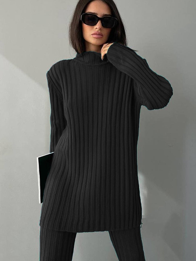 Zachte en comfortabele dames set met chique co-ord look