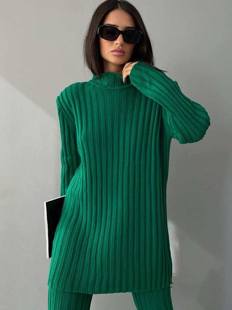 Zachte en comfortabele dames set met chique co-ord look