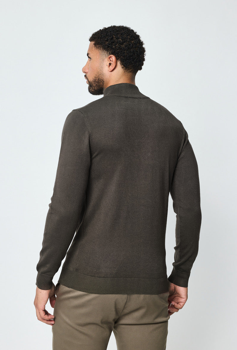Faro Half Zip Sweater - Groen