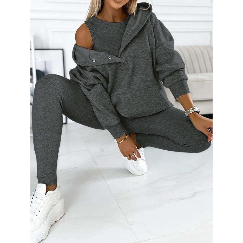 Cozy | Comfortabele 3-delige Oversized Hoodie Set