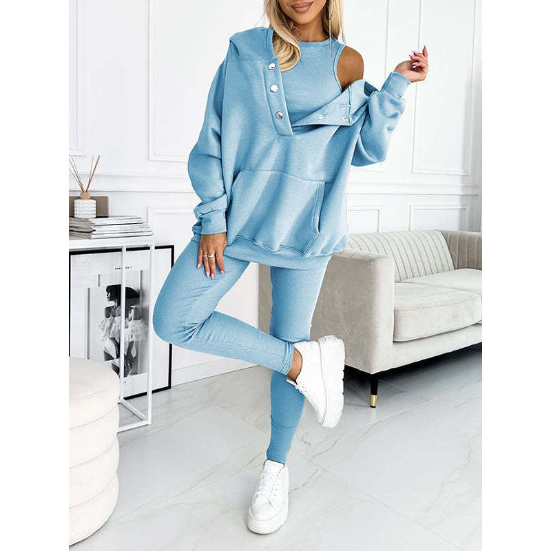 Cozy | Comfortabele 3-delige Oversized Hoodie Set