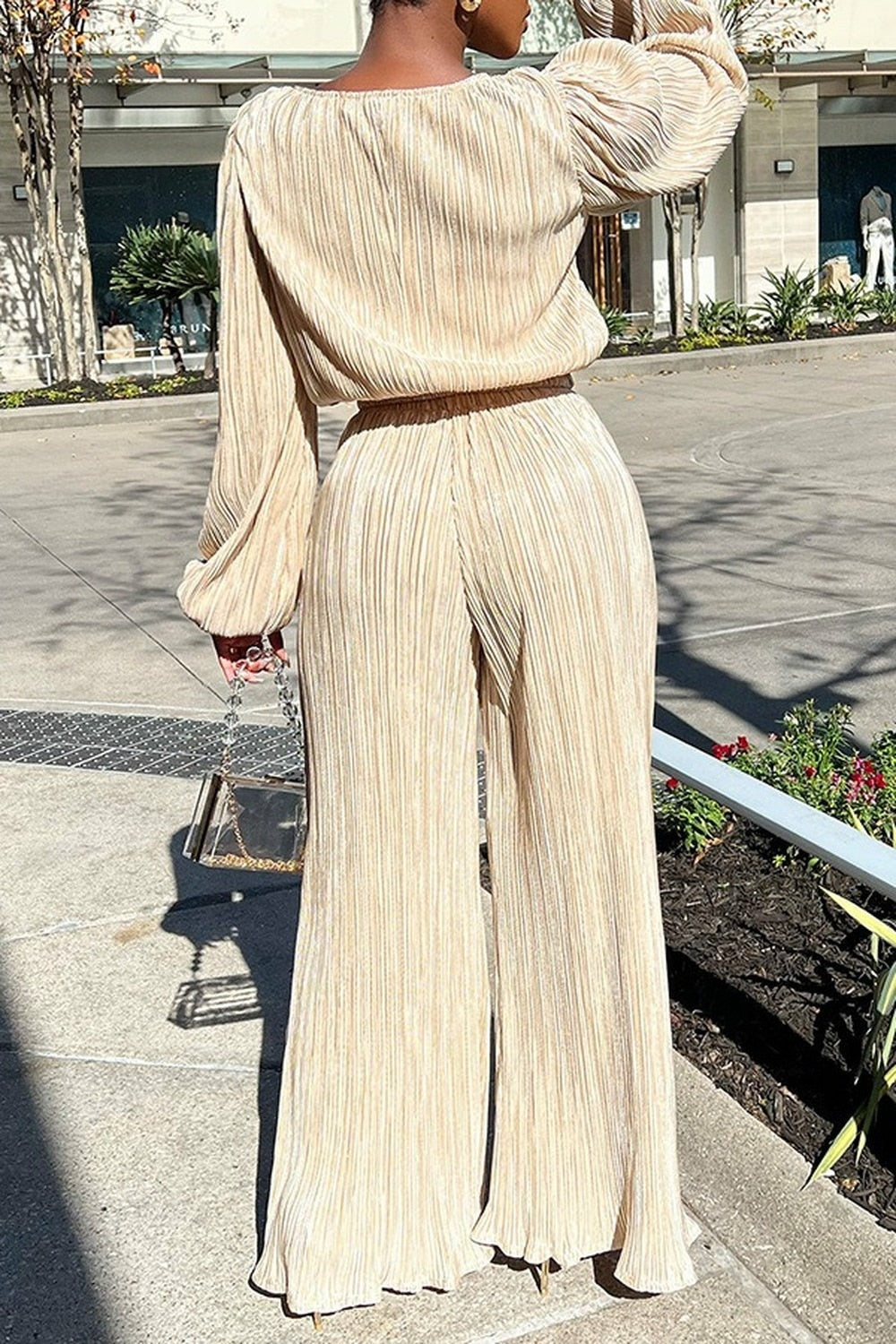 Thea | Plissé Lounge Set