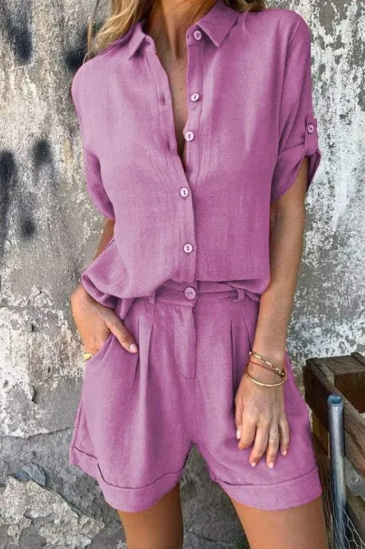 Linda | Luchtige Linnen Zomer Set
