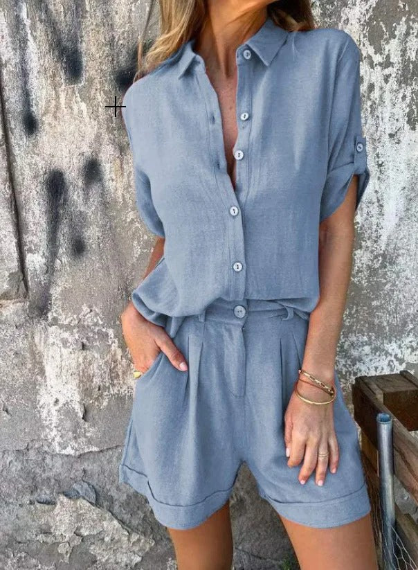 Linda | Luchtige Linnen Zomer Set
